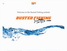 Tablet Screenshot of bustedfishing.com